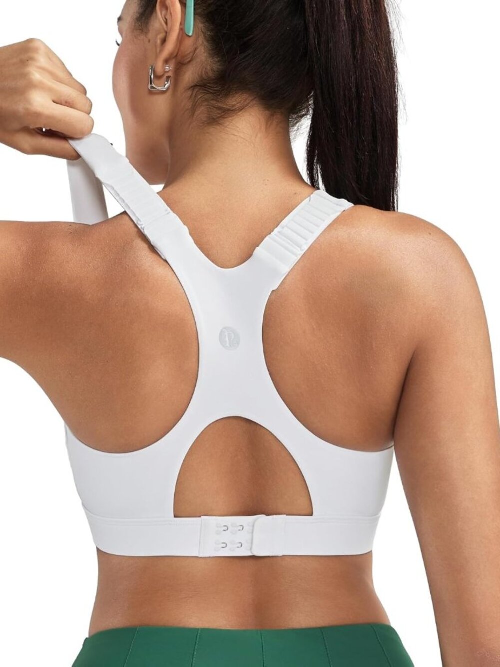High Support Sports Bra for Women | Adjustable Straps, Racerback, Molded Cup